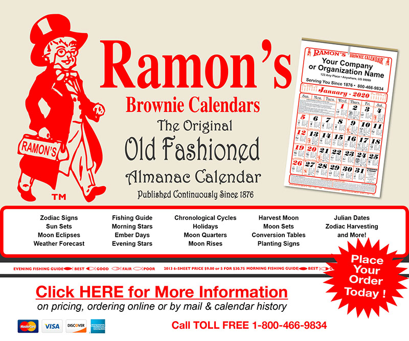 Ramon's Brownie Calendars